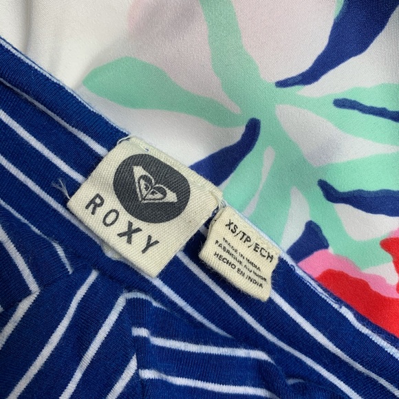 XS, Roxy, strapless floral summer dress - Picture 7 of 9